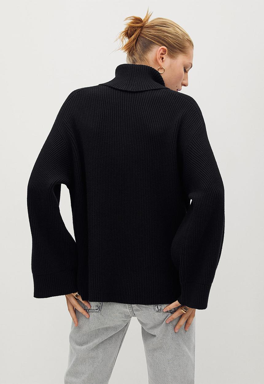 MANGO - Sweater palmer - black