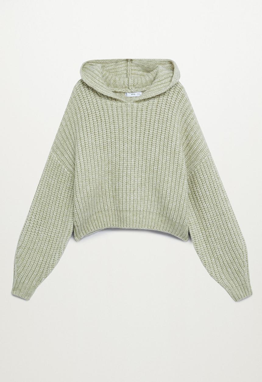 MANGO - Sweater capuchino - pastel green