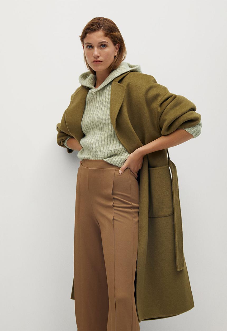 MANGO - Sweater capuchino - pastel green