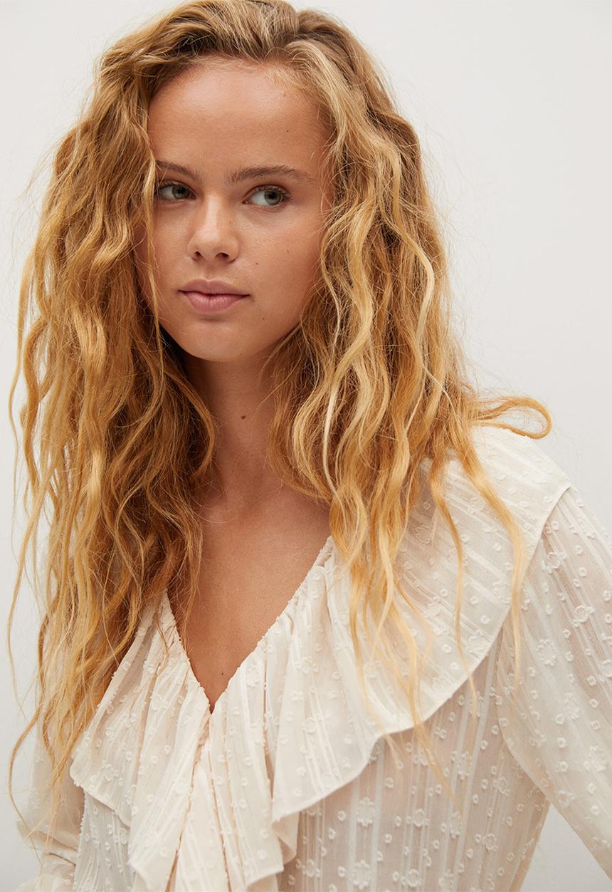 MANGO - Blouse brida - light pink