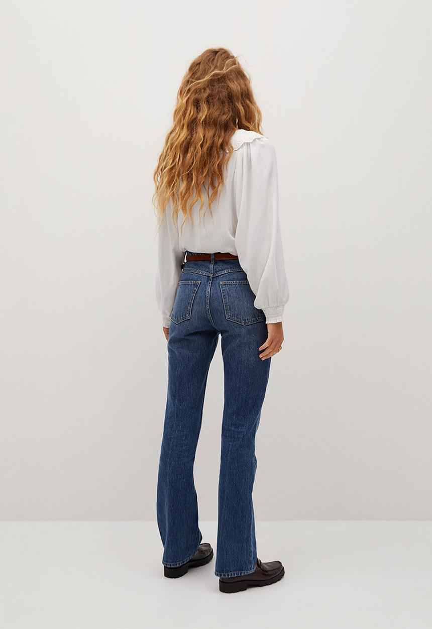 MANGO - Blouse roro - white