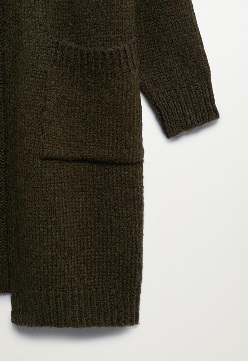 MANGO - Cardigan bigger - khaki