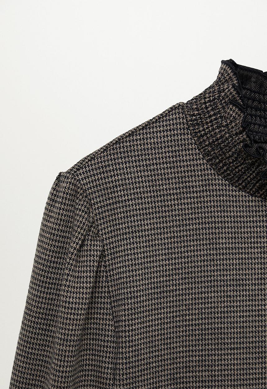 MANGO - Dress angelo - brown