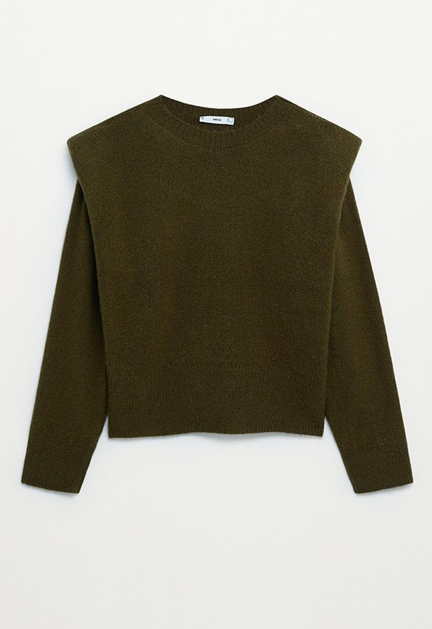 MANGO - Sweater rugby - khaki