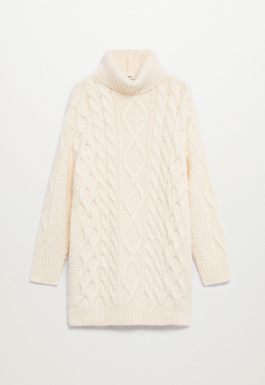 MANGO - Dress mara - light beige