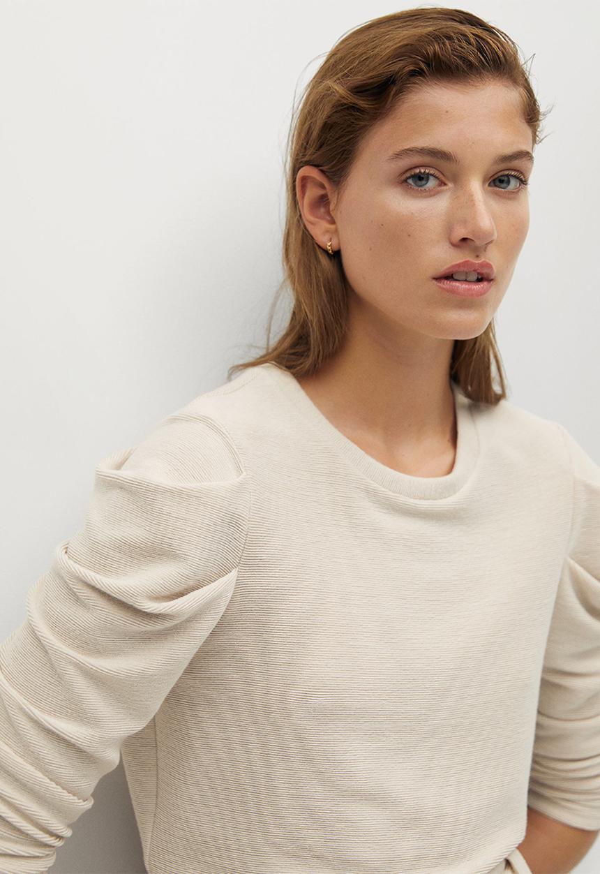 MANGO - T-shirt palazzo - light pastel grey
