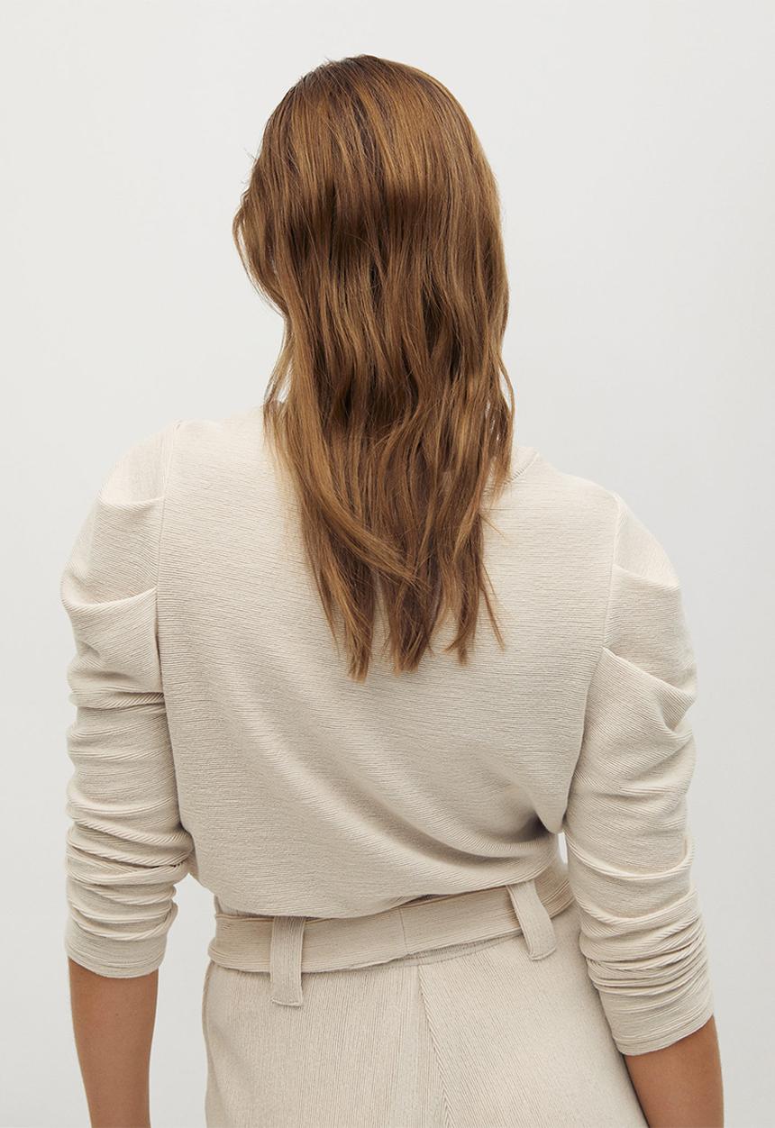 MANGO - T-shirt palazzo - light pastel grey