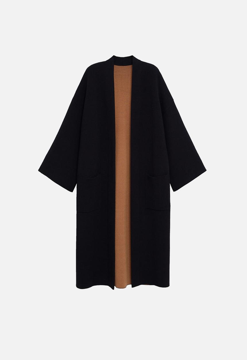 MANGO - Cardigan sol-a - black