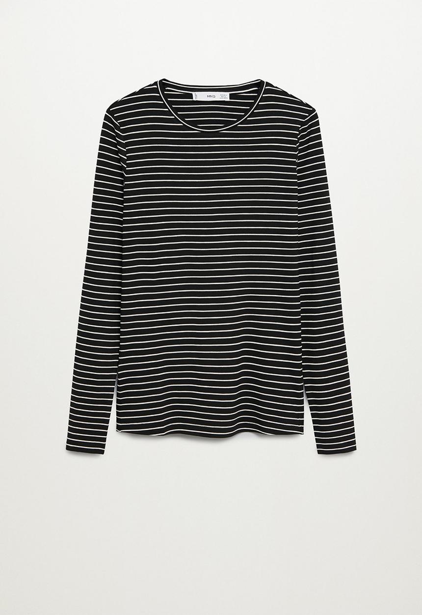 MANGO - T-shirt bluma - black