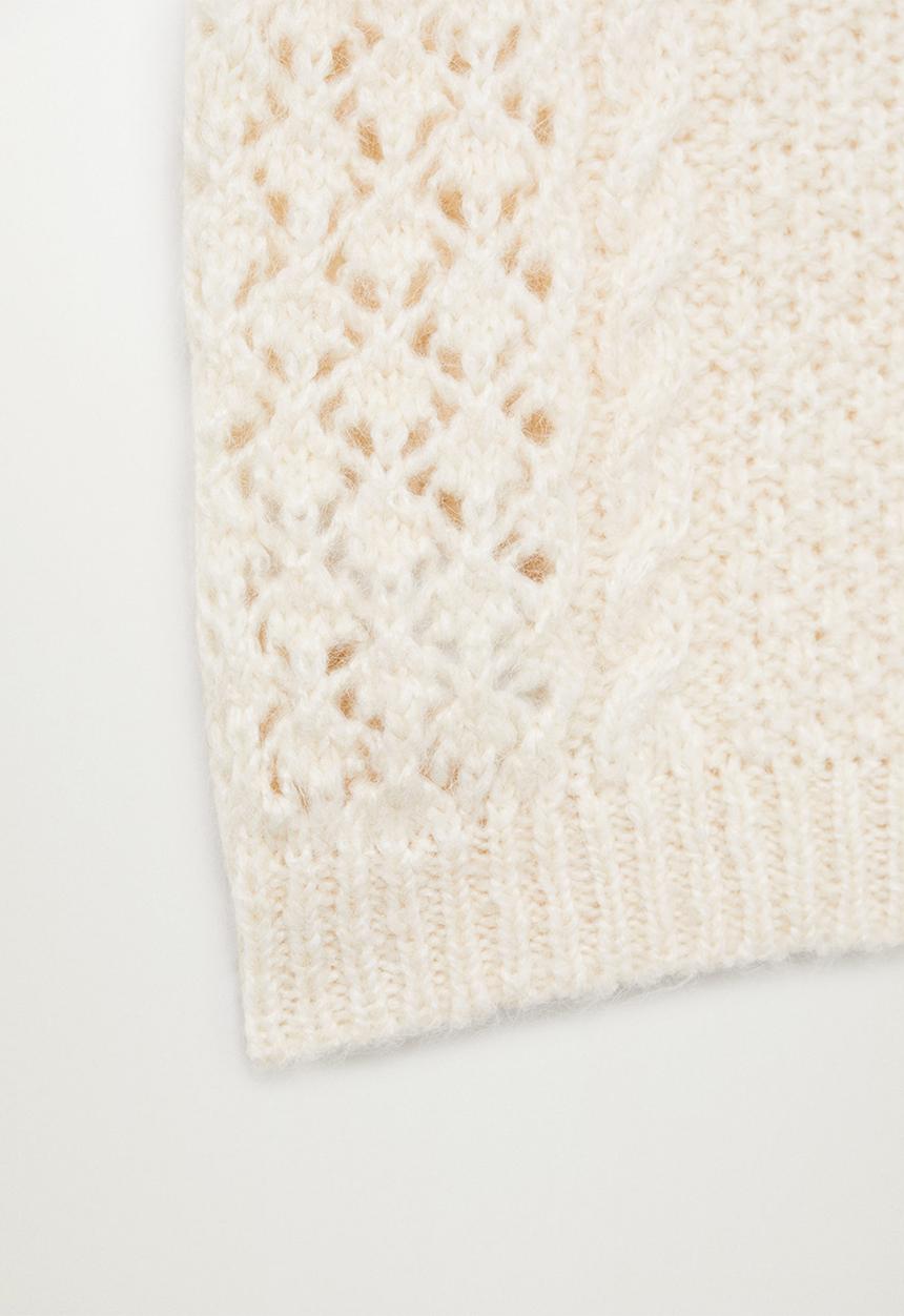 MANGO - Top selena - light beige