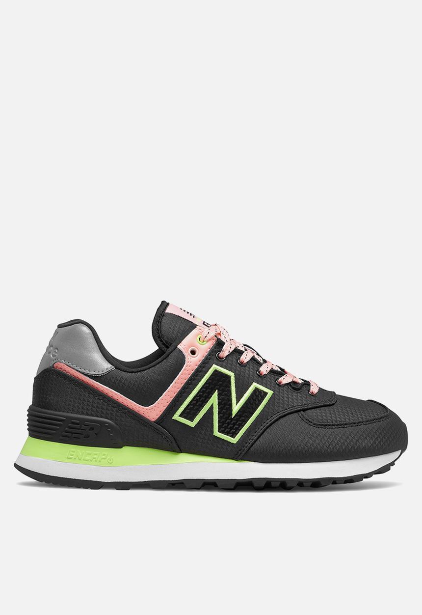 New Balance  - 574v2 - black/pink 