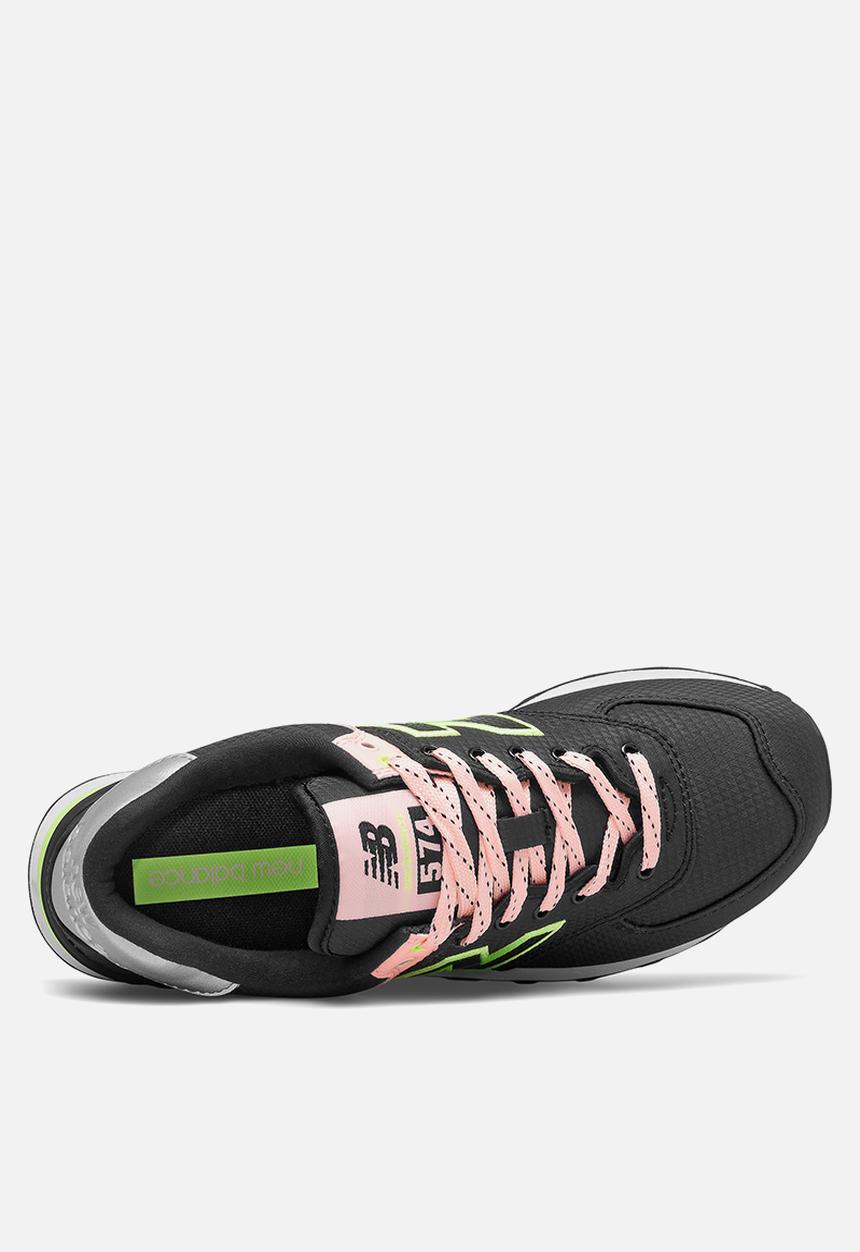 New Balance  - 574v2 - black/pink 