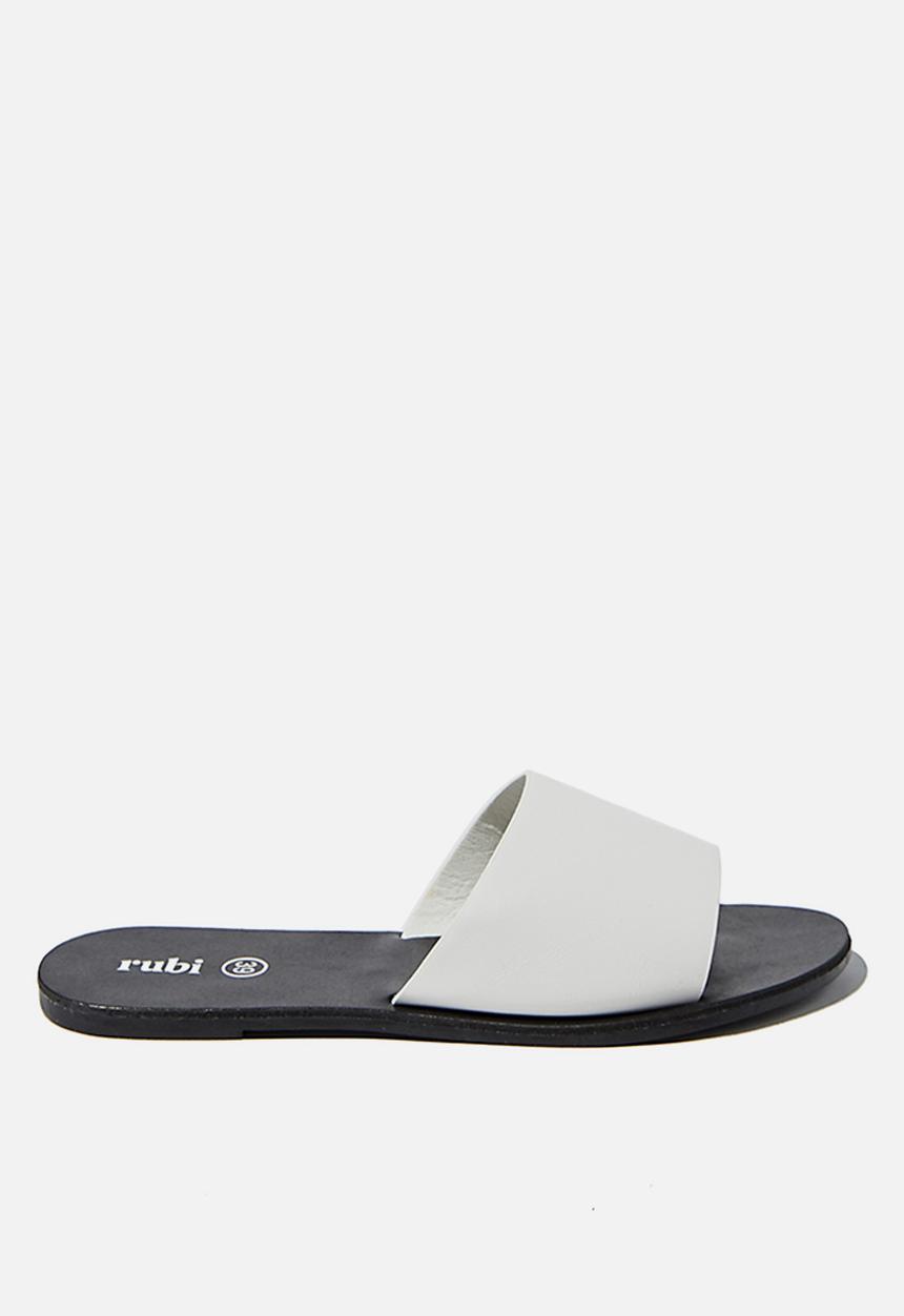 Cotton On - Carrie minimal slide - white & black