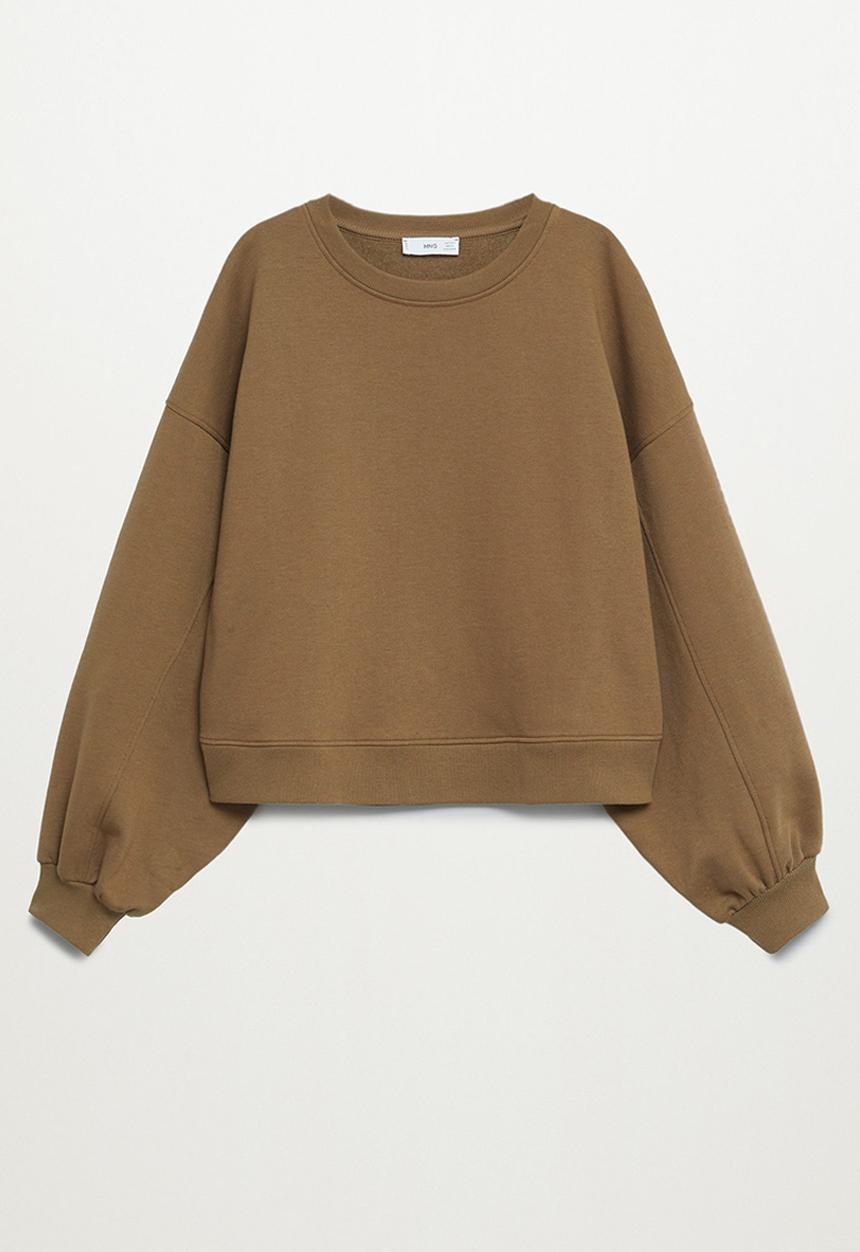 MANGO - Sweatshirt sarguita - brown