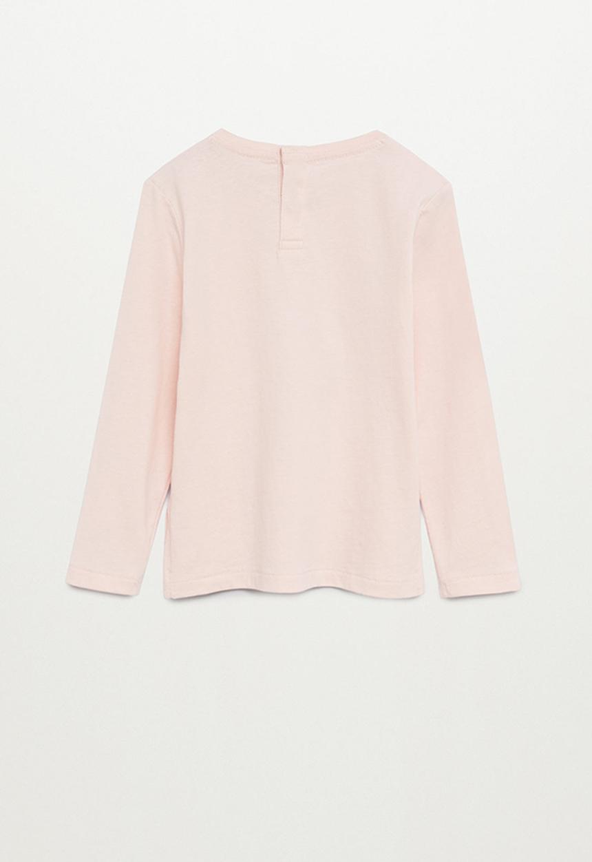 MANGO - Liebre long sleeve tee - pink
