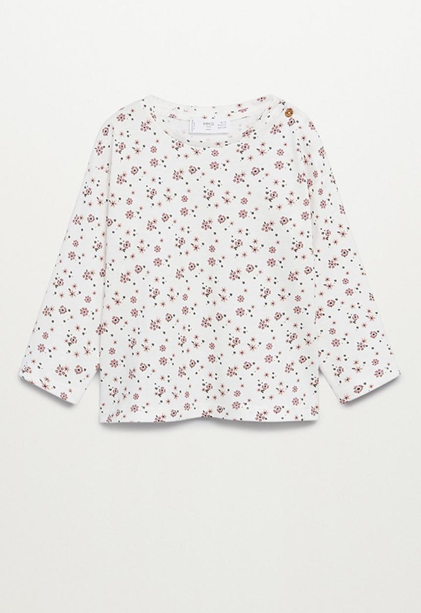 MANGO - Jardin long sleeve tee - natural