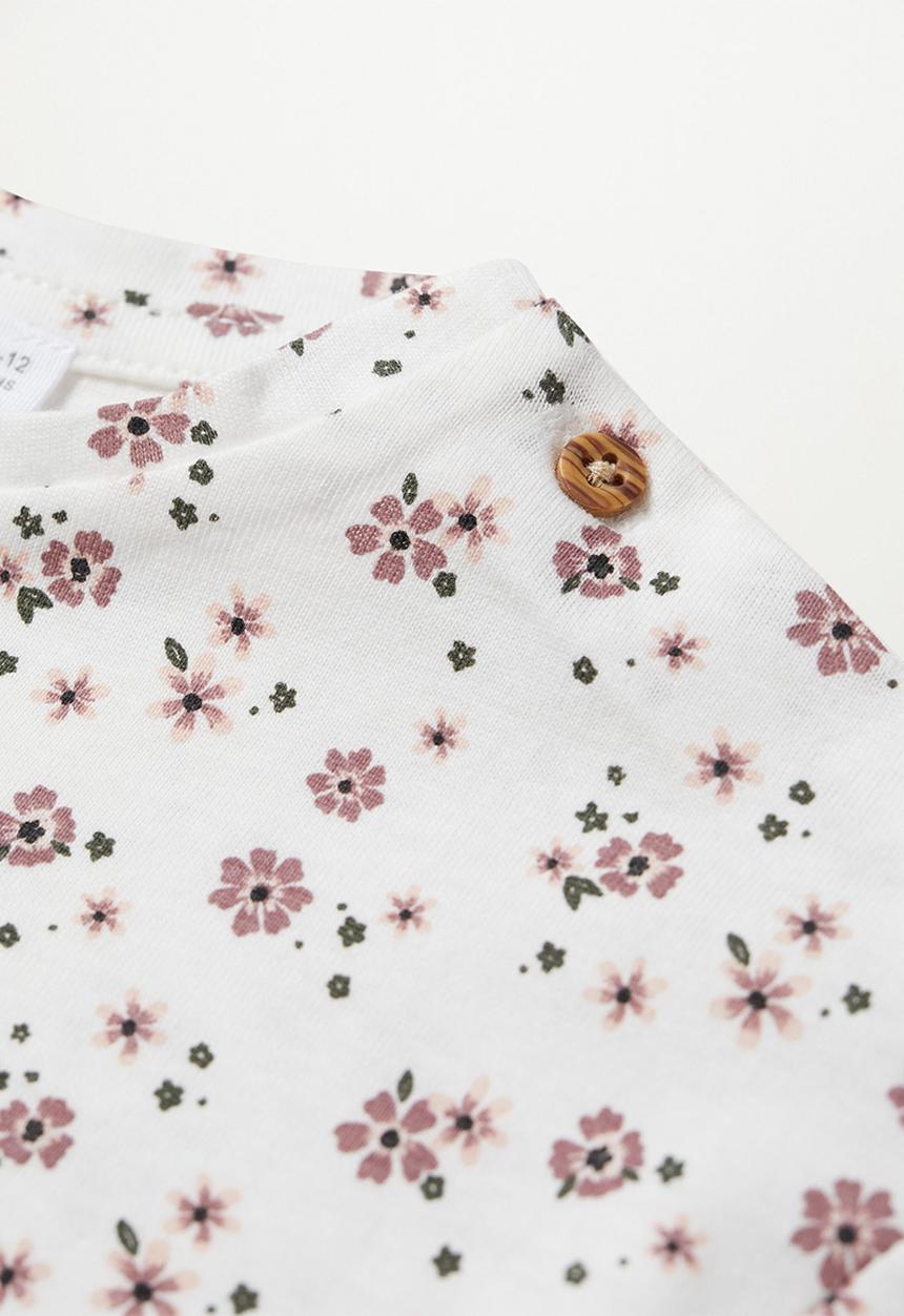 MANGO - Jardin long sleeve tee - natural