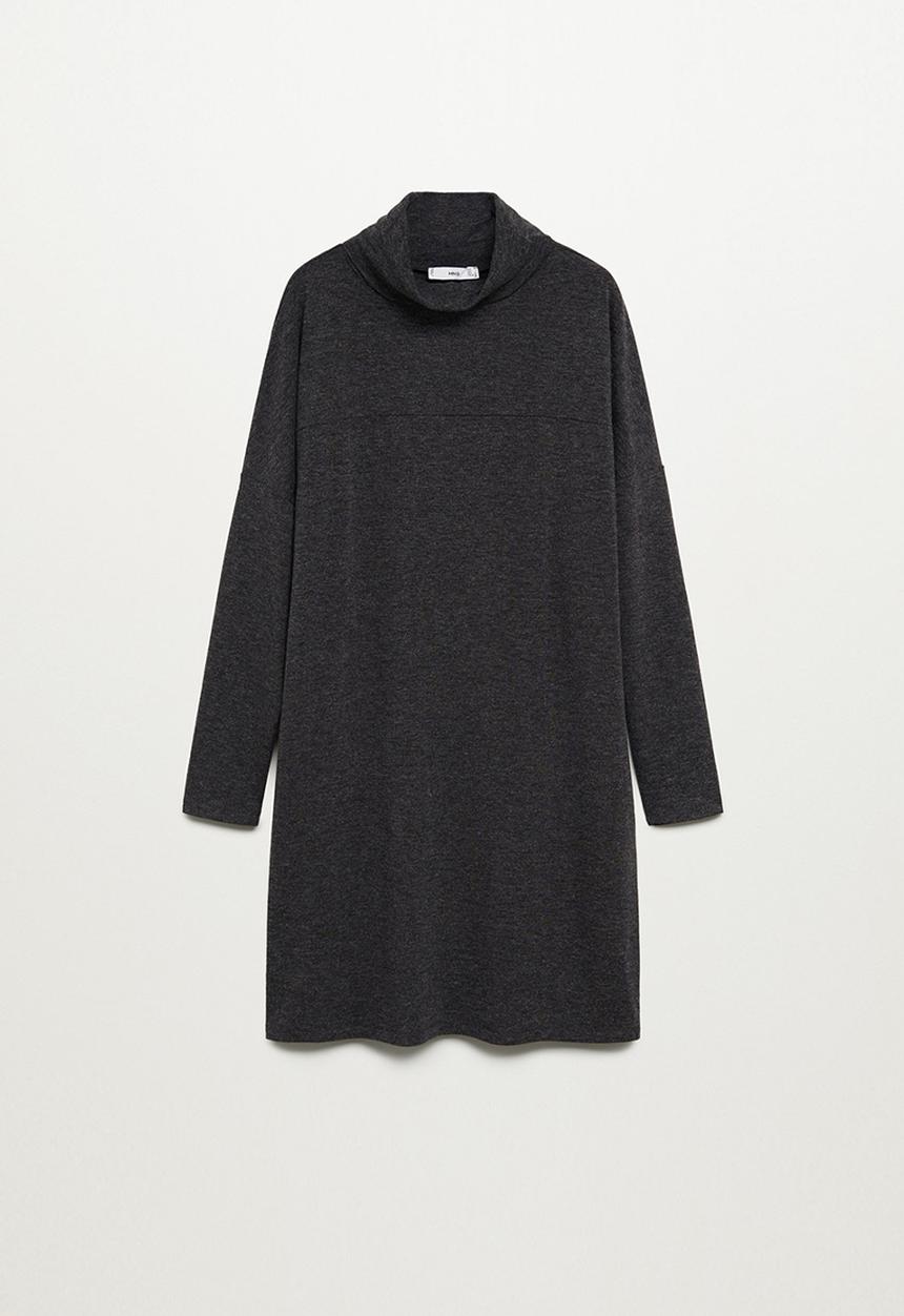 MANGO - Dress bila - dark grey