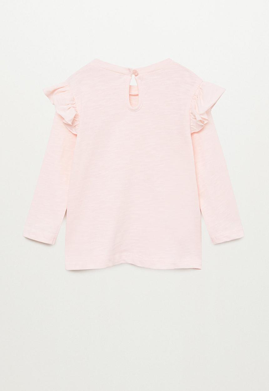 MANGO - Bunny long sleeve tee - pink
