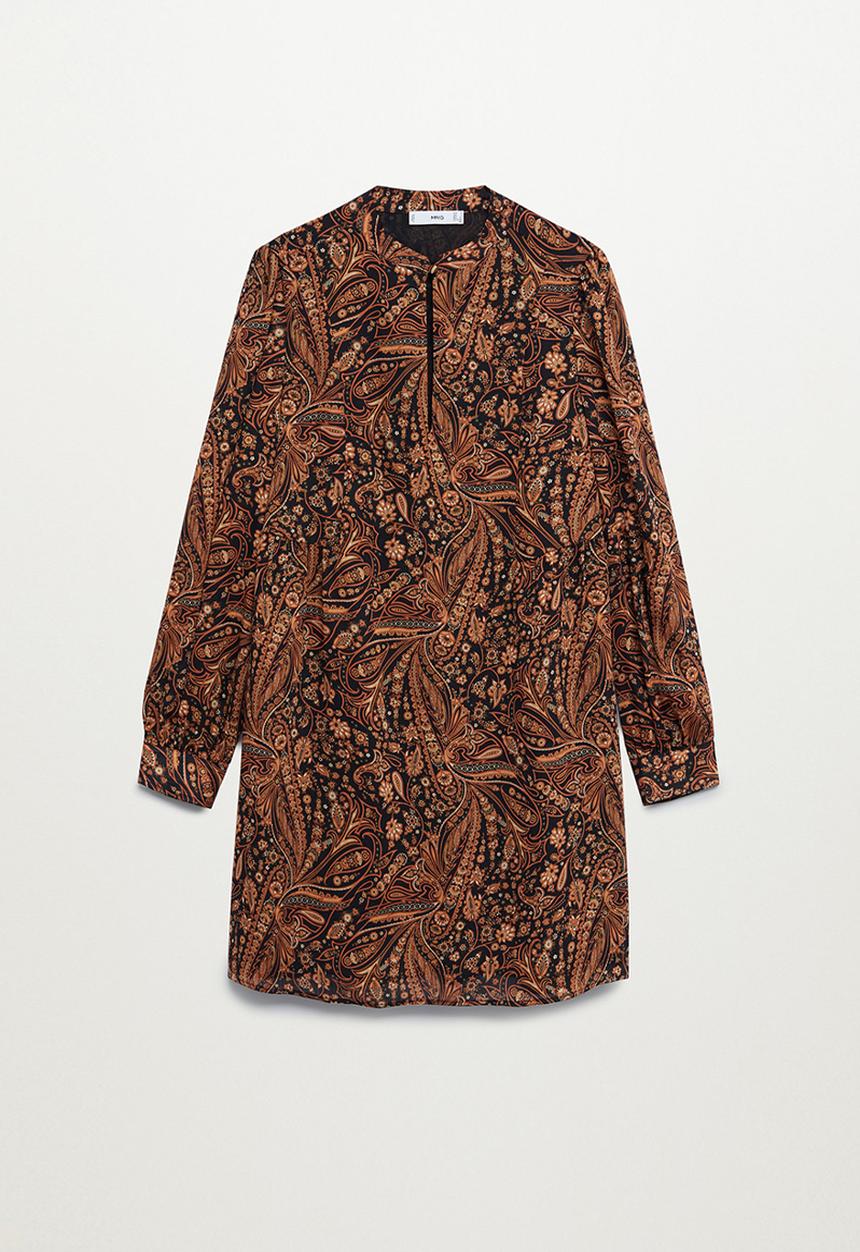 MANGO - Dress oslo - brown