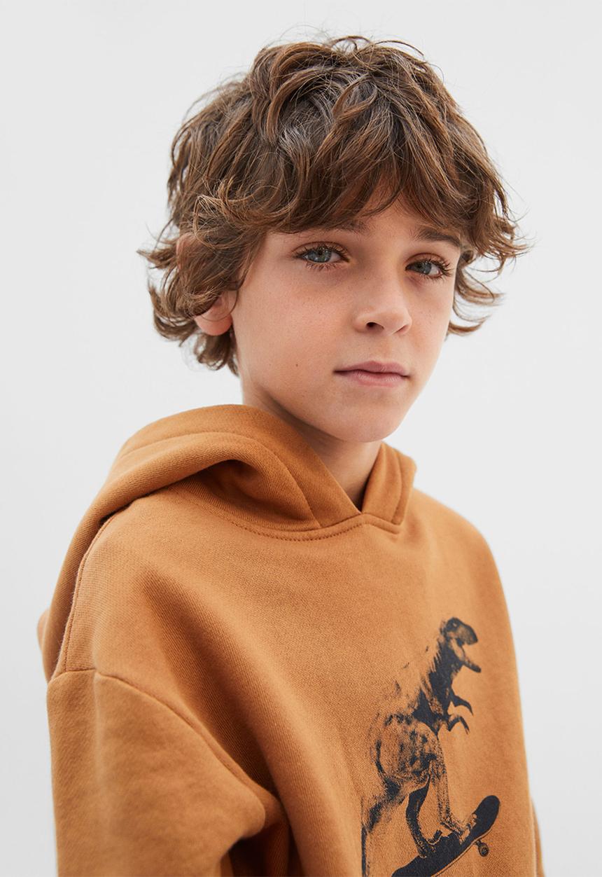MANGO - Rex sweatshirt - brown