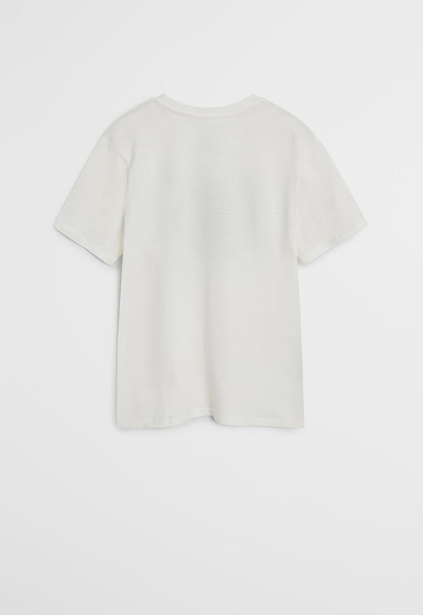 MANGO - Drive short sleeve tee - white