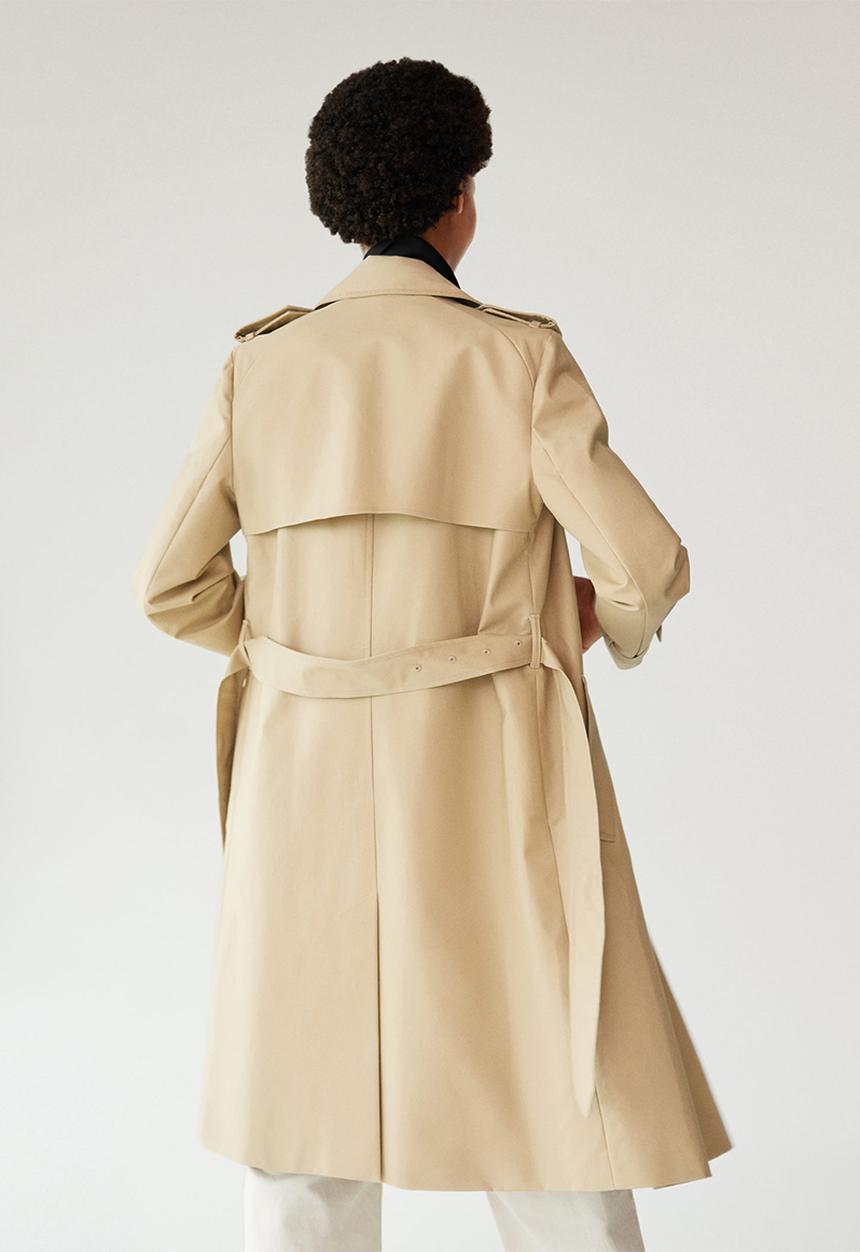 MANGO - Trench coat polana - beige
