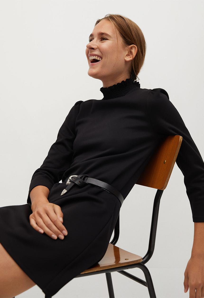 MANGO - Dress angeles - black