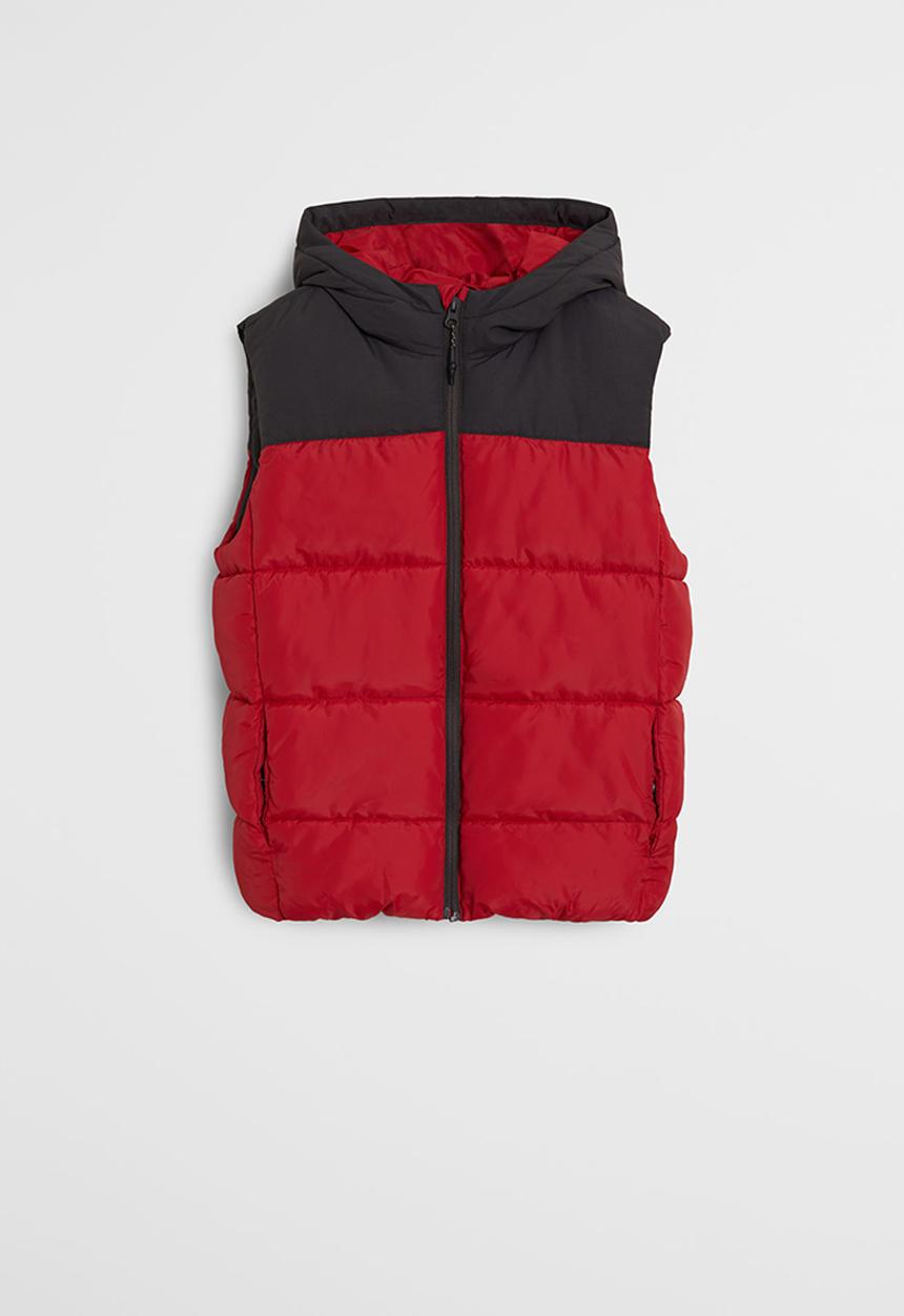 MANGO - Sleeveless puffer jacket - red