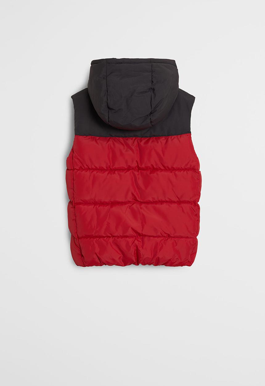 MANGO - Sleeveless puffer jacket - red