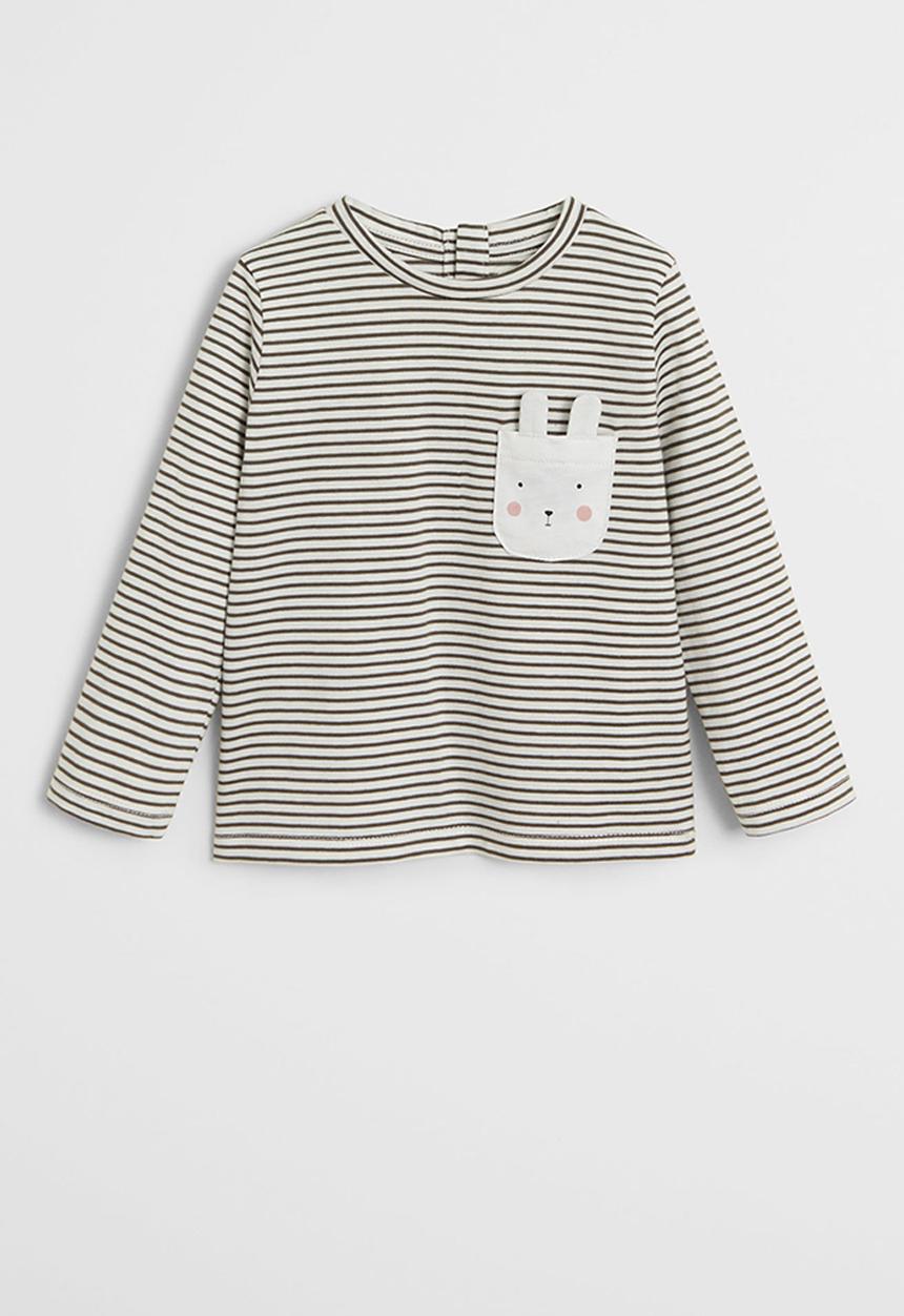 MANGO - Cami long sleeve tee - charcoal