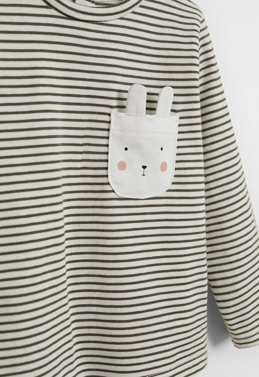 MANGO - Cami long sleeve tee - charcoal