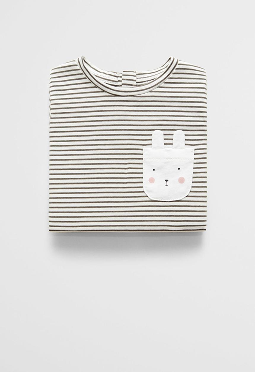 MANGO - Cami long sleeve tee - charcoal