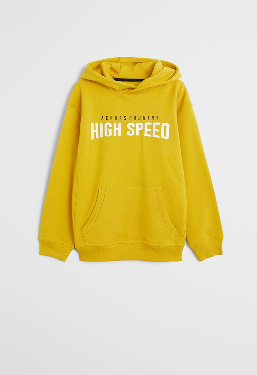 MANGO - High sweatshirt - yellow