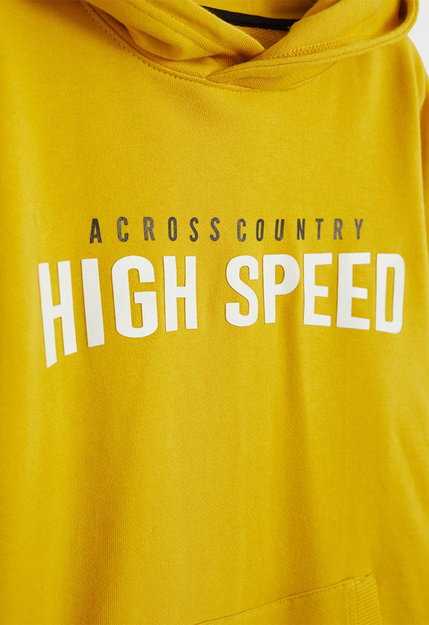 MANGO - High sweatshirt - yellow