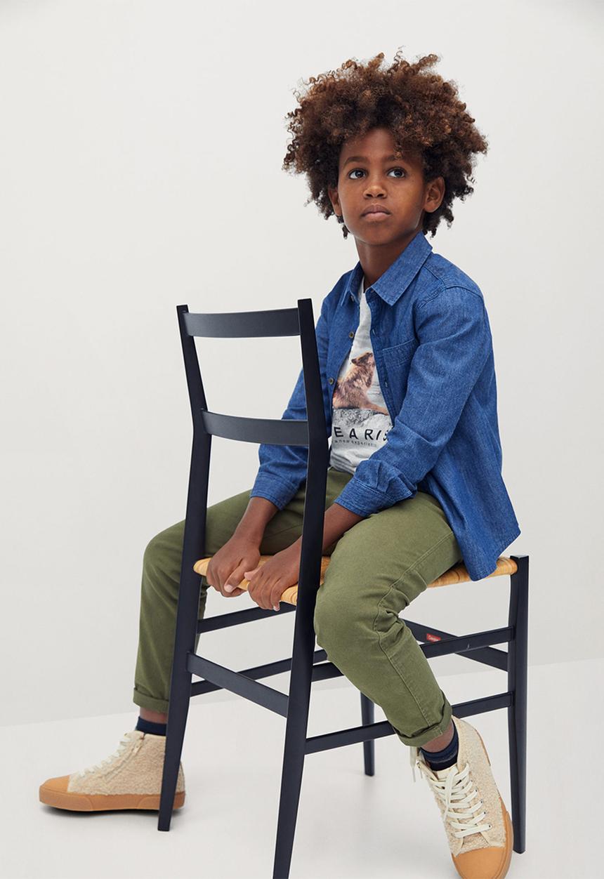 MANGO - Franky trousers - green