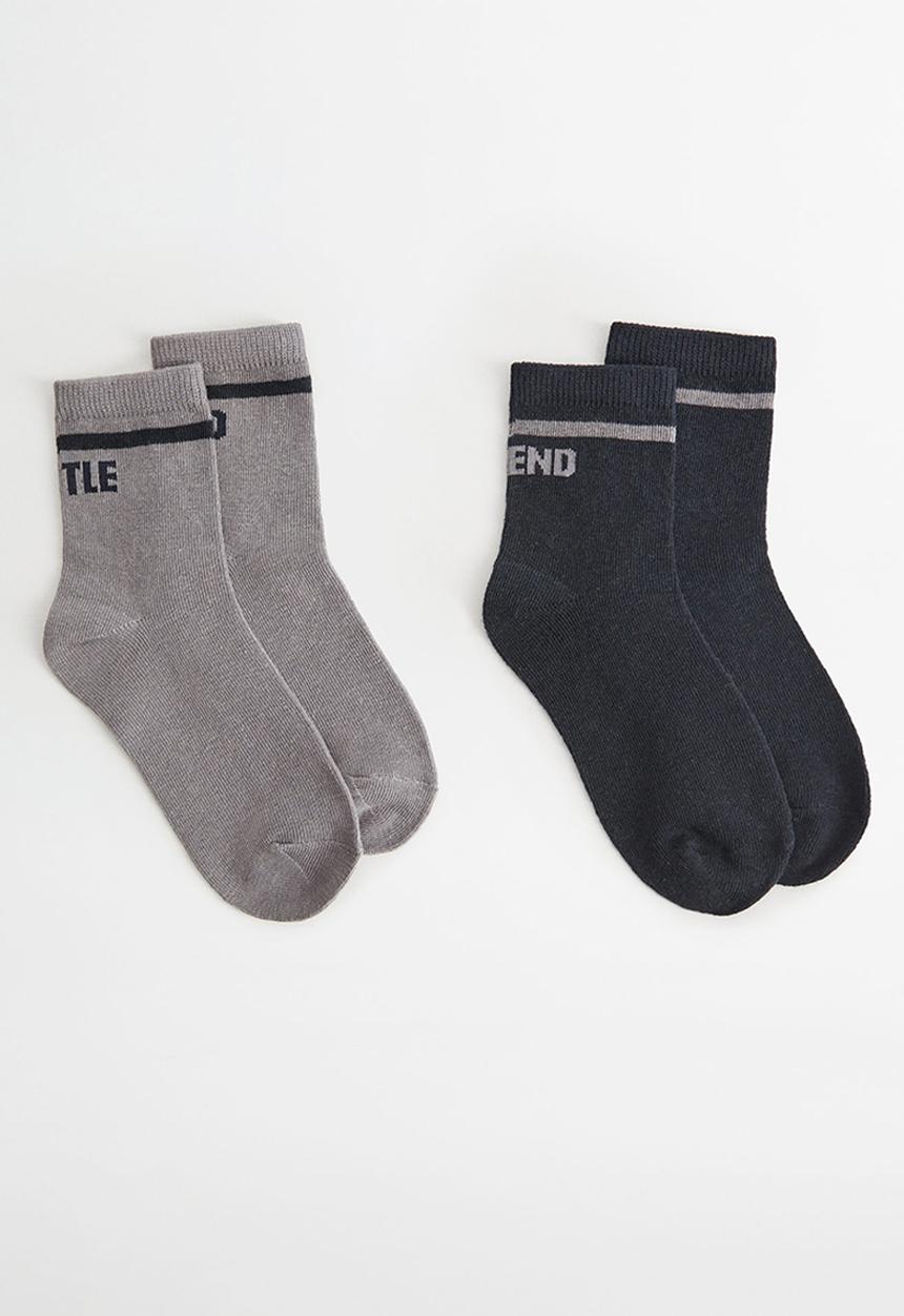 MANGO - Legend 2 pack socks - grey