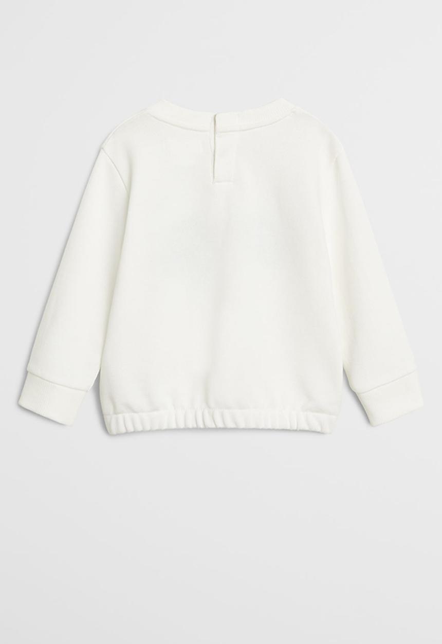 MANGO - Face sweatshirt - white
