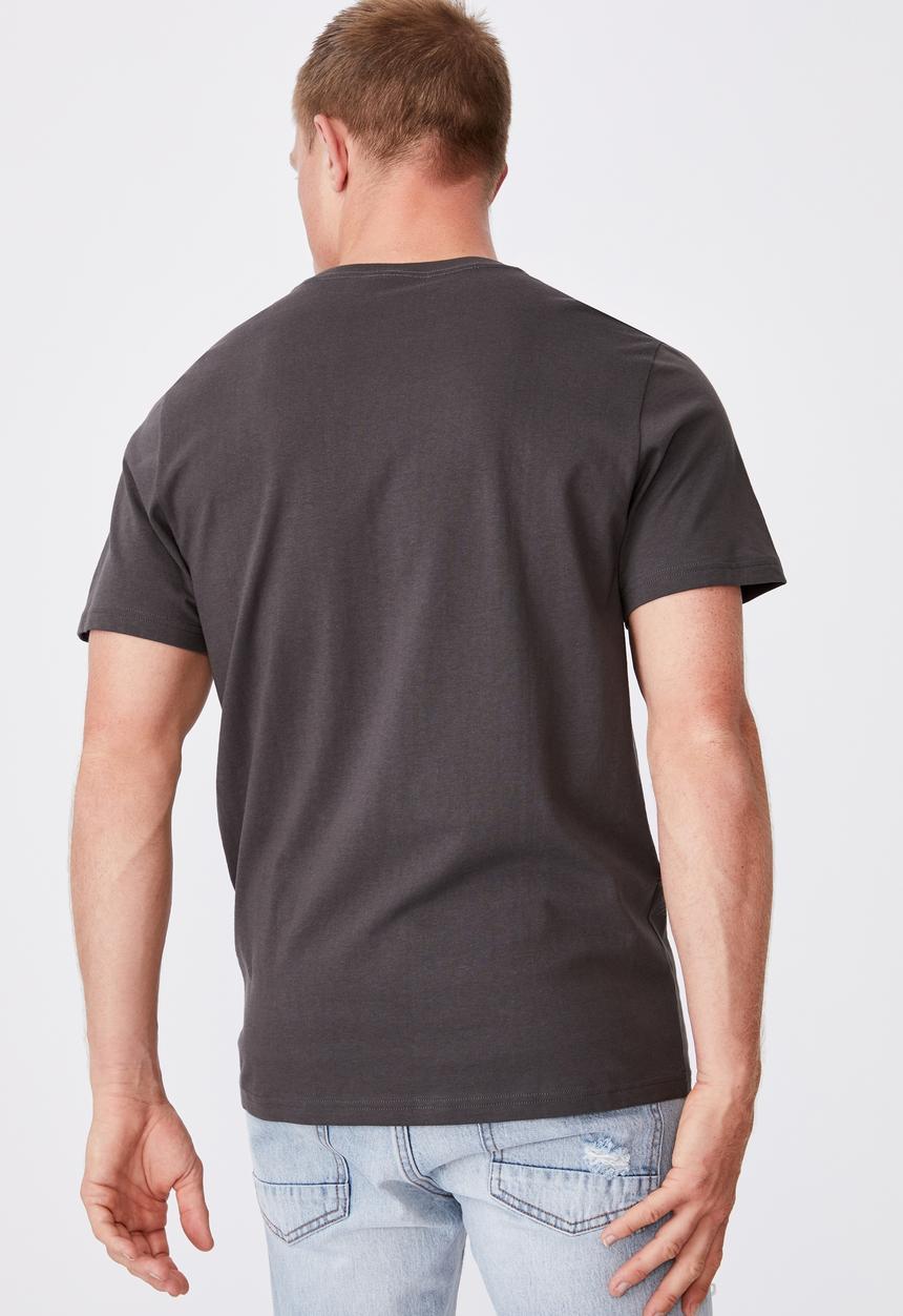 Cotton On - Tbar art t-shirt - faded slate