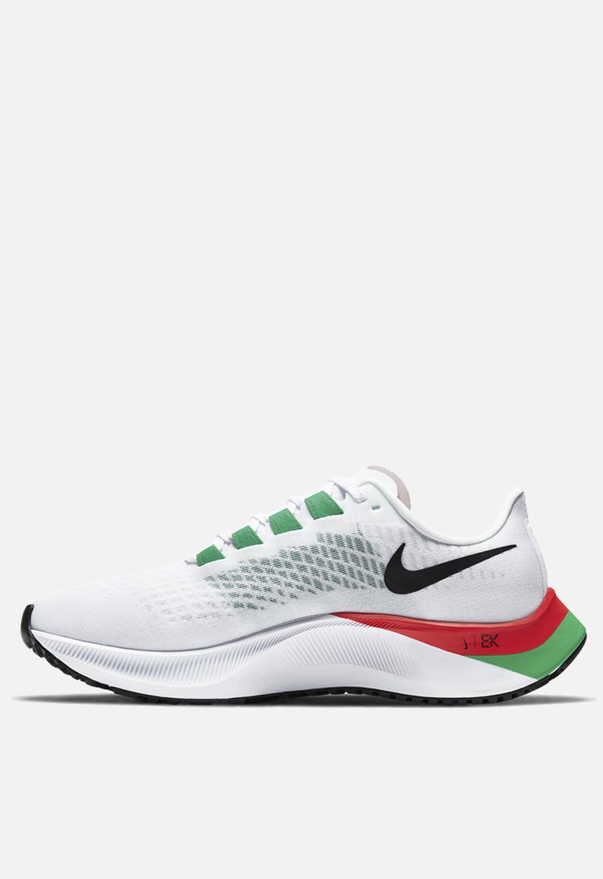 Nike - Nike air zoom pegasus 37 e.k. - dd9481-100 - white/black-chile red-lucky green