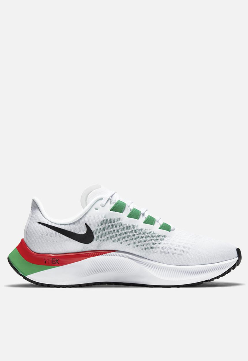 Nike - Nike air zoom pegasus 37 e.k. - dd9481-100 - white/black-chile red-lucky green