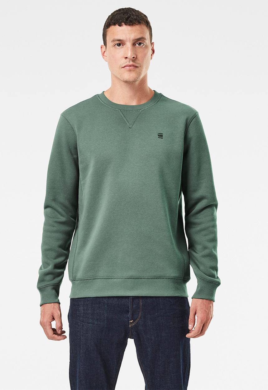 G-STAR - Premium core r sw long sleeve - green 