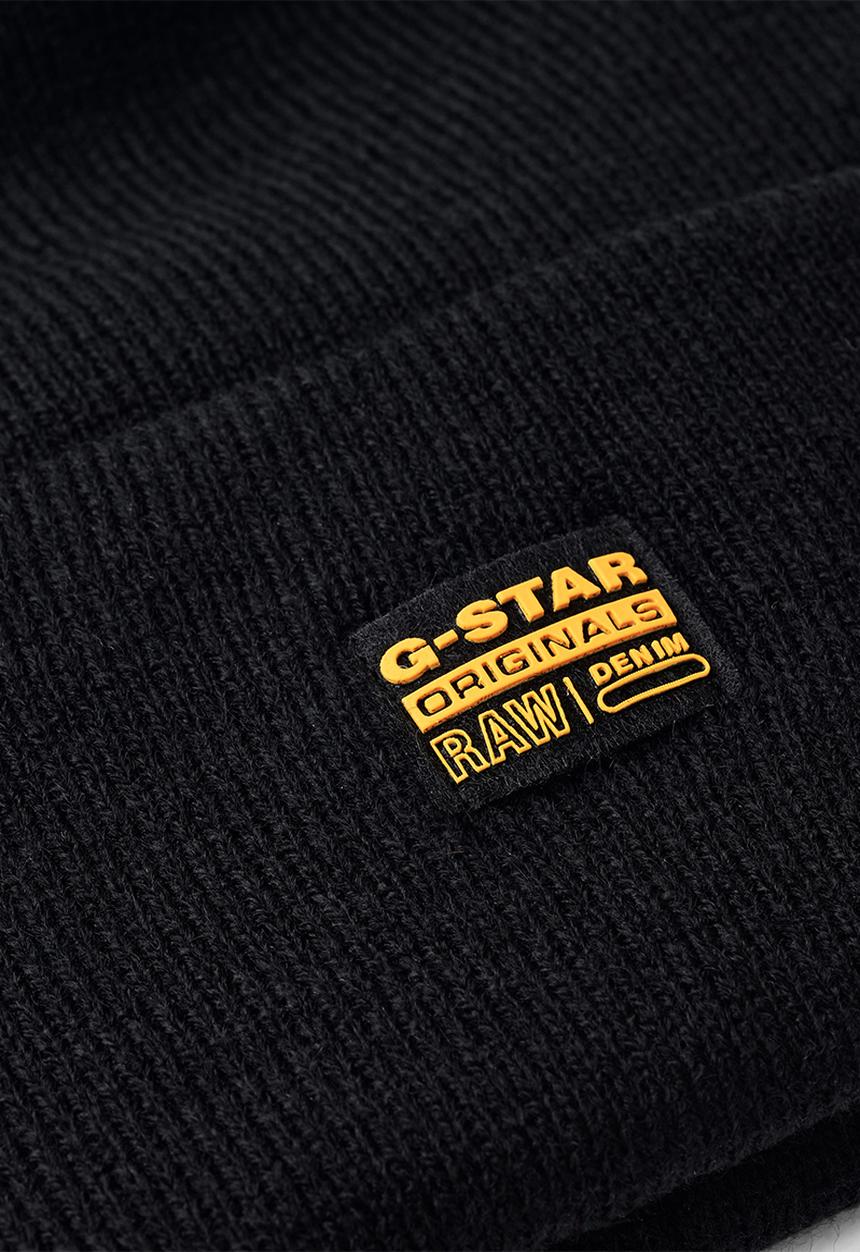 G-STAR - Effo beanie long - dark black