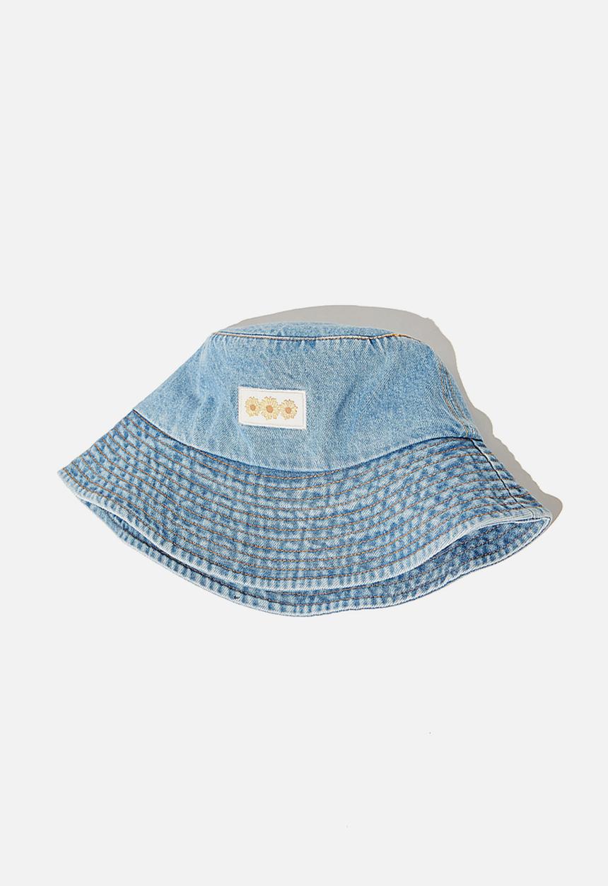 Rubi - Bianca bucket hat - blue