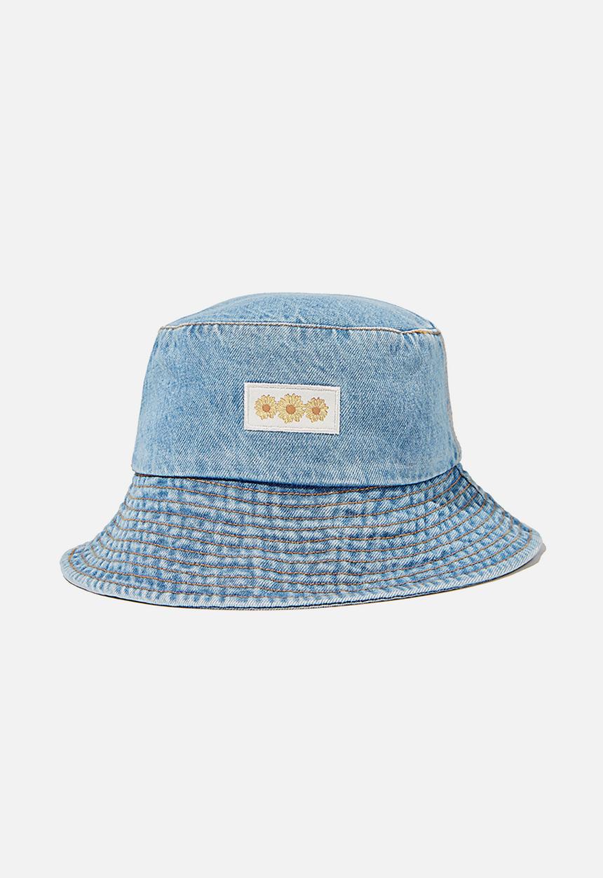 Rubi - Bianca bucket hat - blue