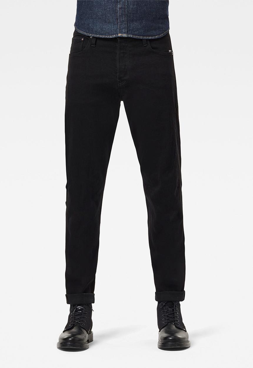 G-STAR - Scutar 3d slim-nero black stretch denim - black 