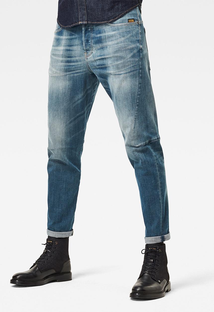 G-STAR - Scutar 3d slim-gorbi stretch denim - blue