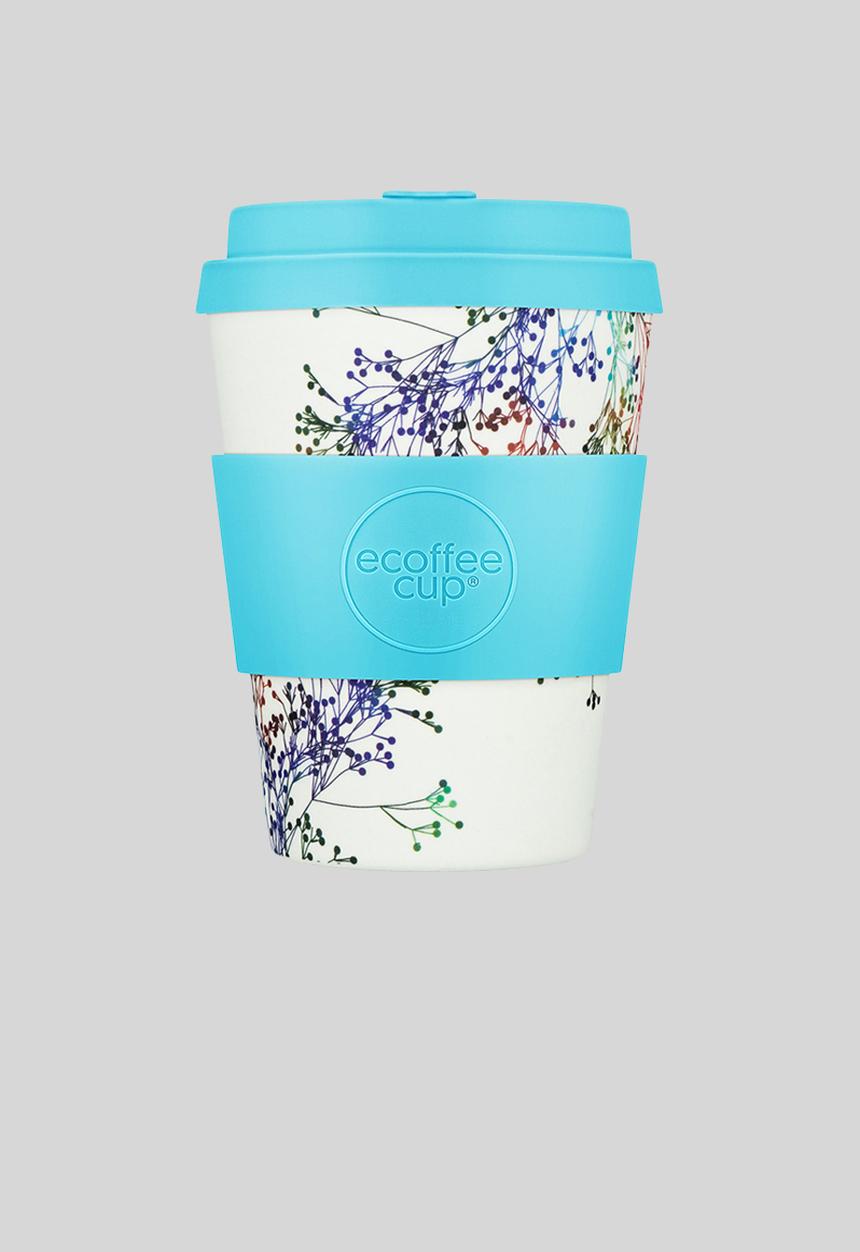 Ecoffee Cup - Canning street ecofee cup - white & blue