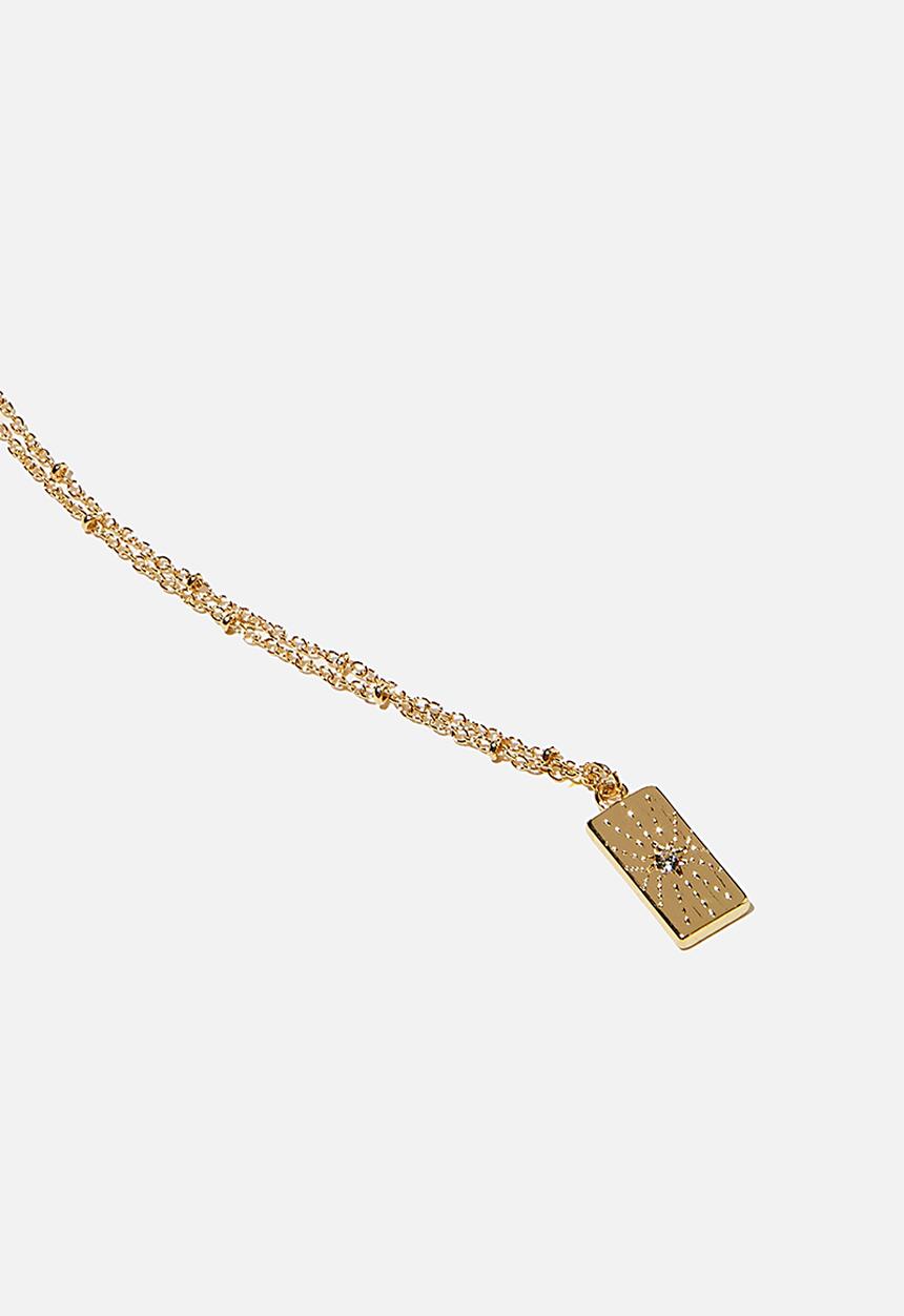 Rubi - Brighter days pendant necklace - gold
