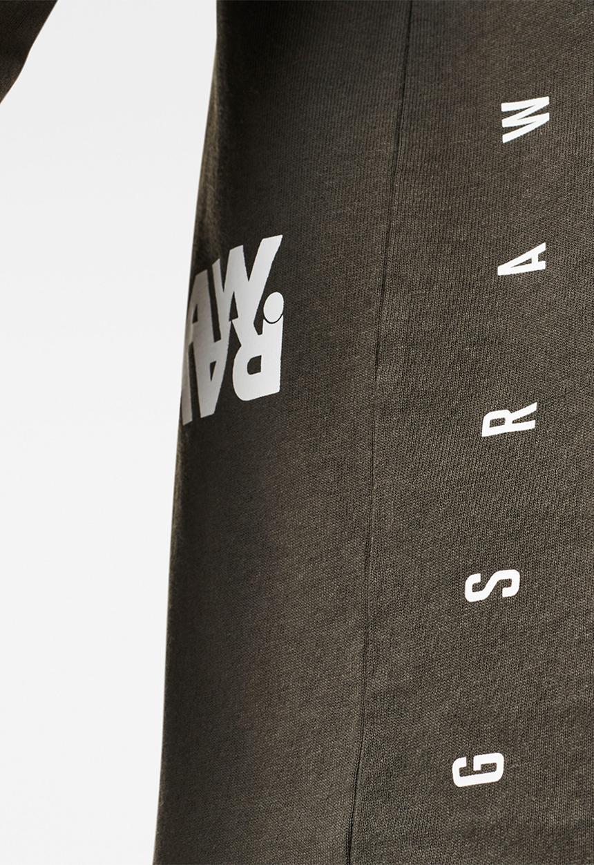 G-STAR - Multi logo+ korpaz r t long sleeve - grey 